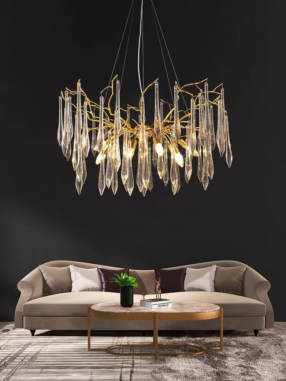 Clove candelabru Ramură cristal Element Artistic