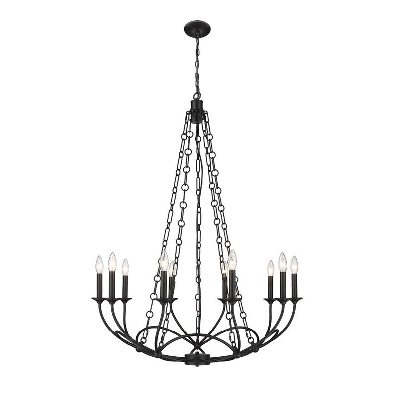 Ostruvyi candelabru din metal, modern, minimalist, industrial
