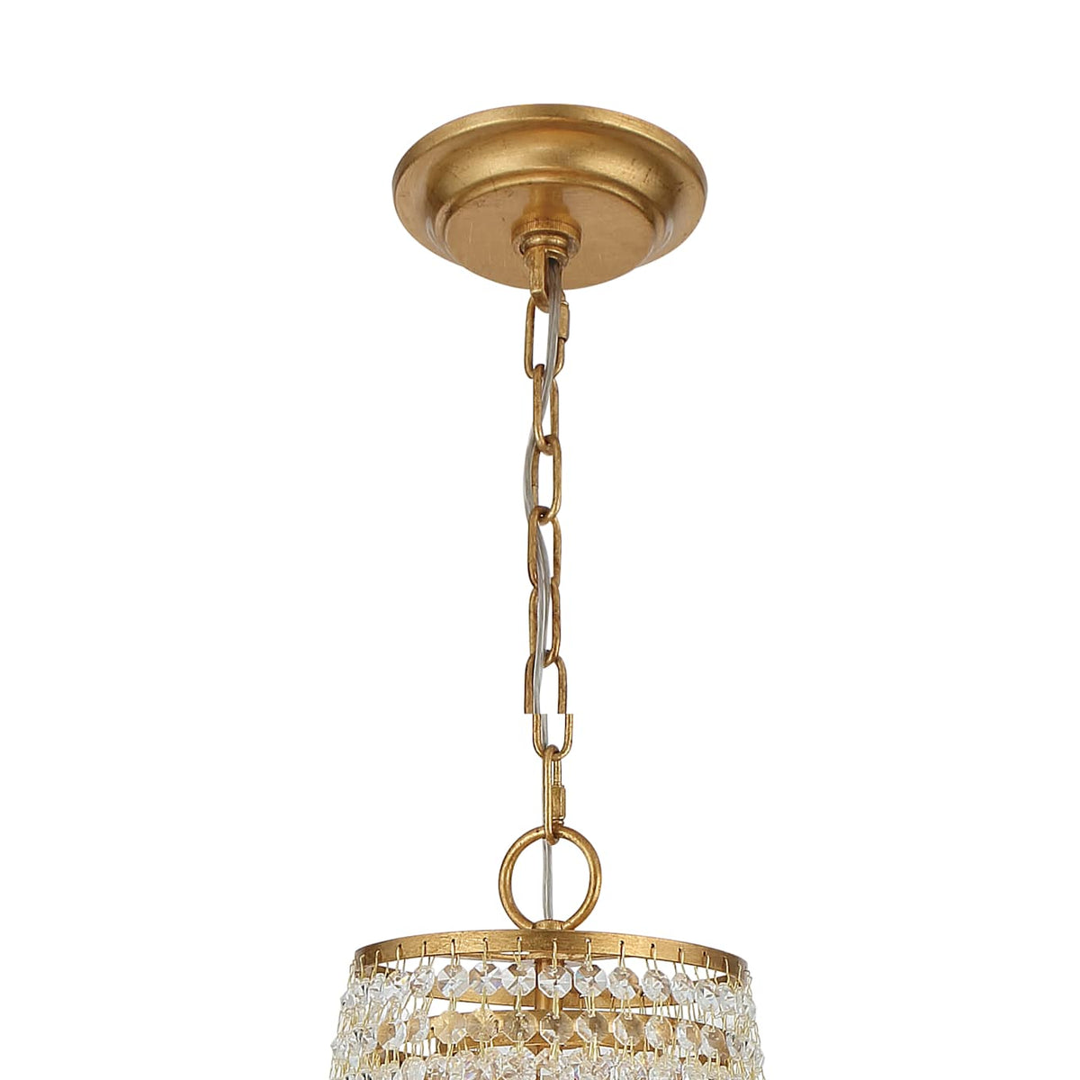 Sifuvys candelabru din metal și cristal, postmodern, de lux