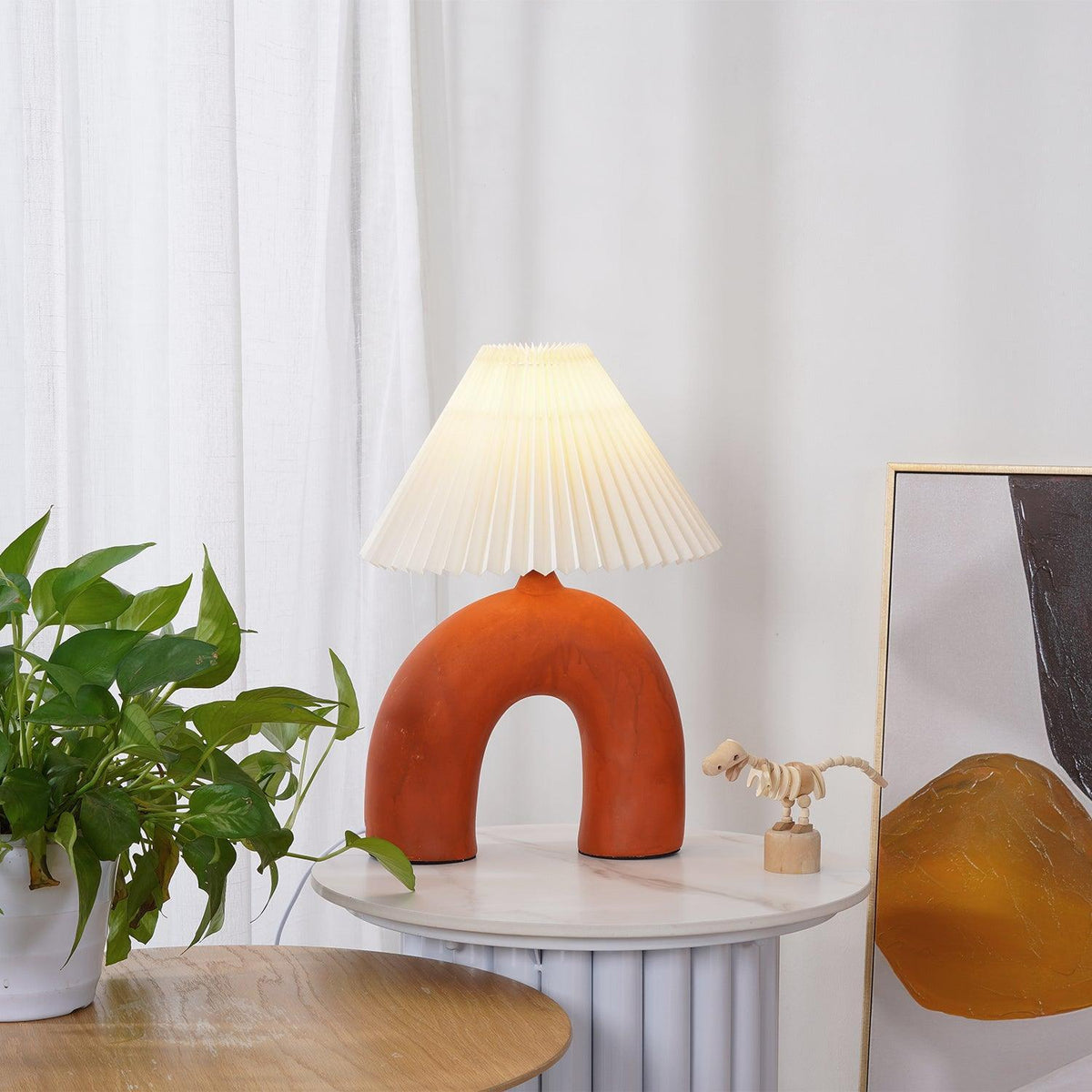 Lumenaya lampă de masă din ceramică, modernă