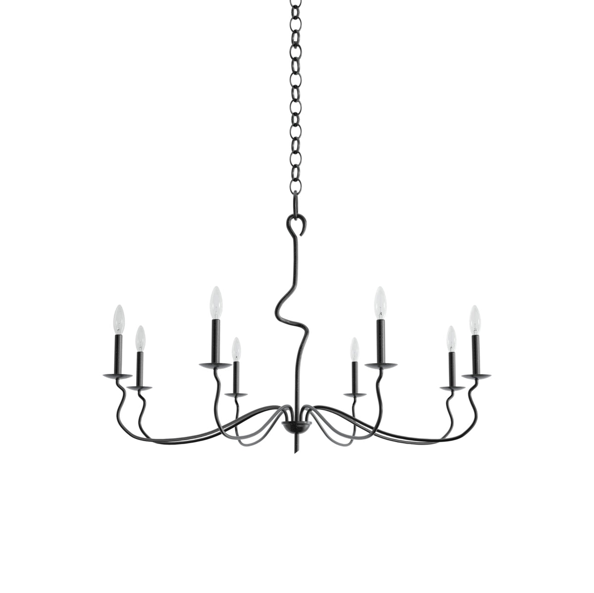 Rauduvyo candelabru din metal, modern, minimalist, industrial