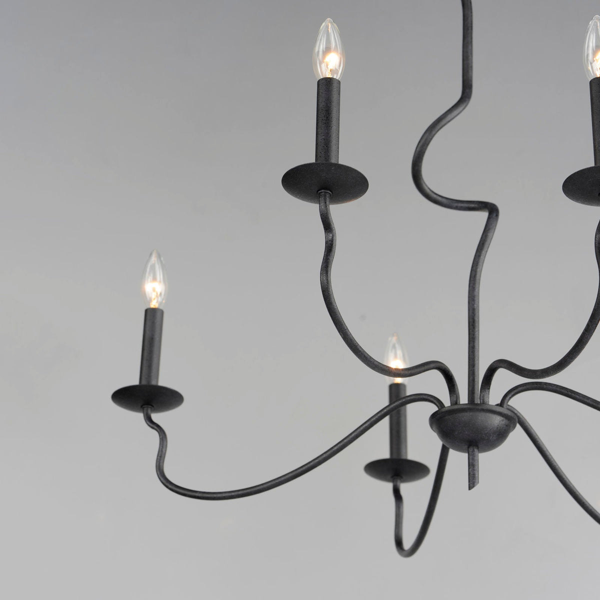 Rauduvyo candelabru din metal, modern, minimalist, industrial
