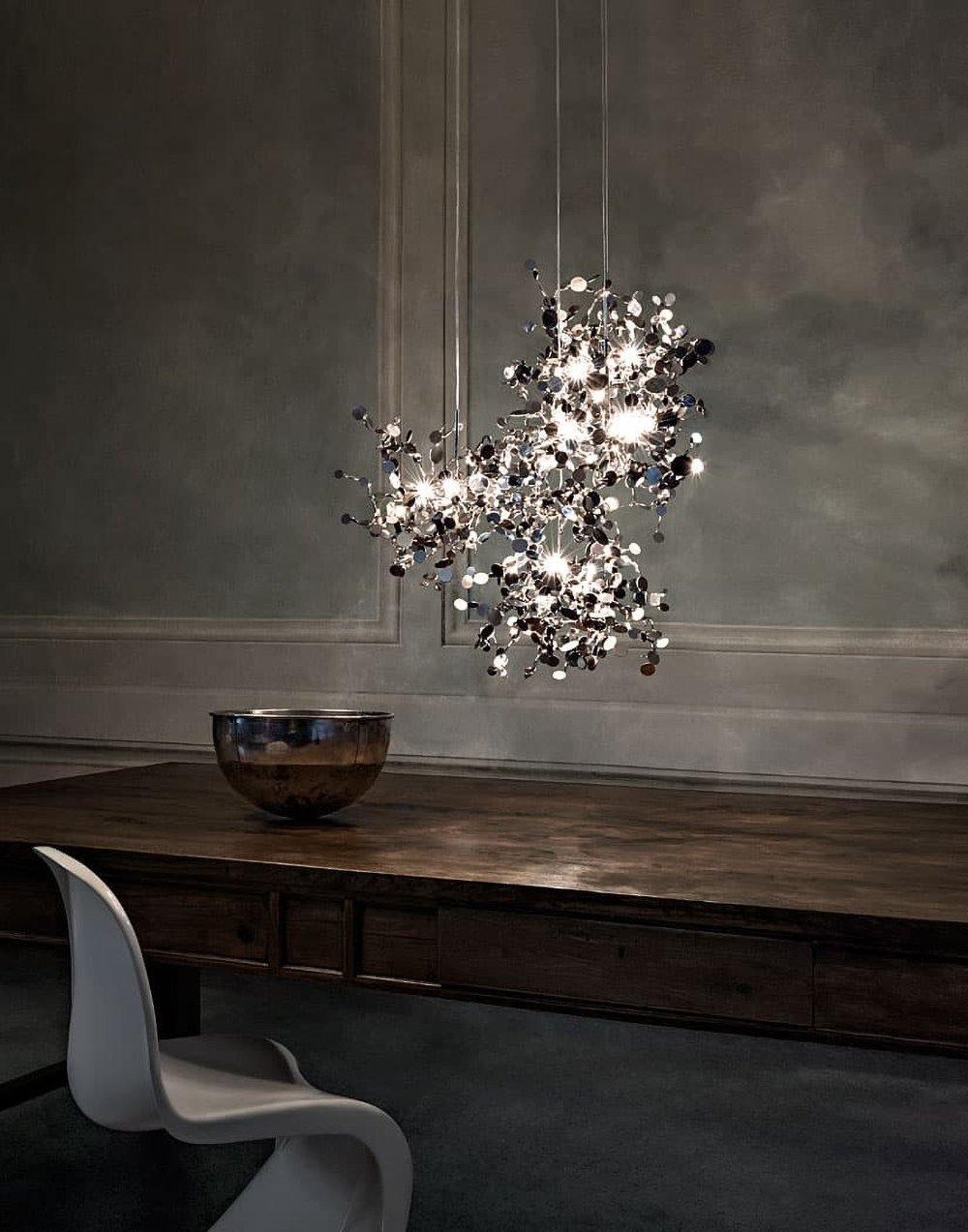 Noruielle lampă suspendată Disc Metallic Noriscul