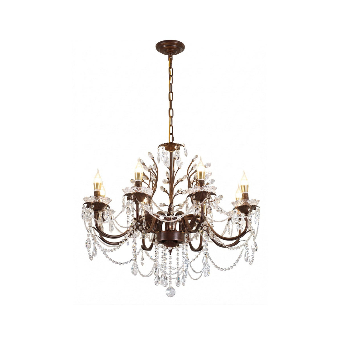Cyrerian candelabru din cristal