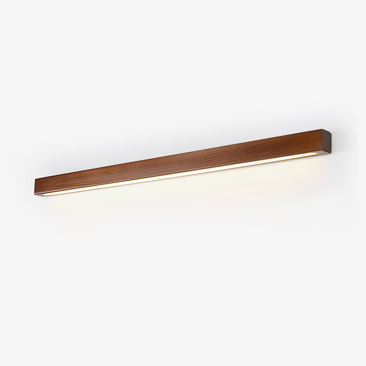 Elvivine aplică de perete din lemn, minimalistă, liniară, LED
