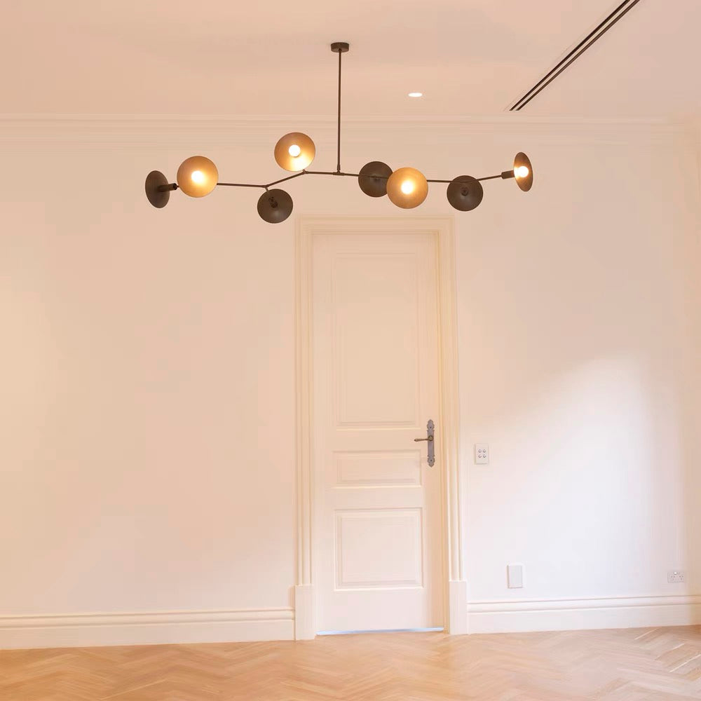 Tinduvyo candelabru modern, minimalist din sticlă din metal