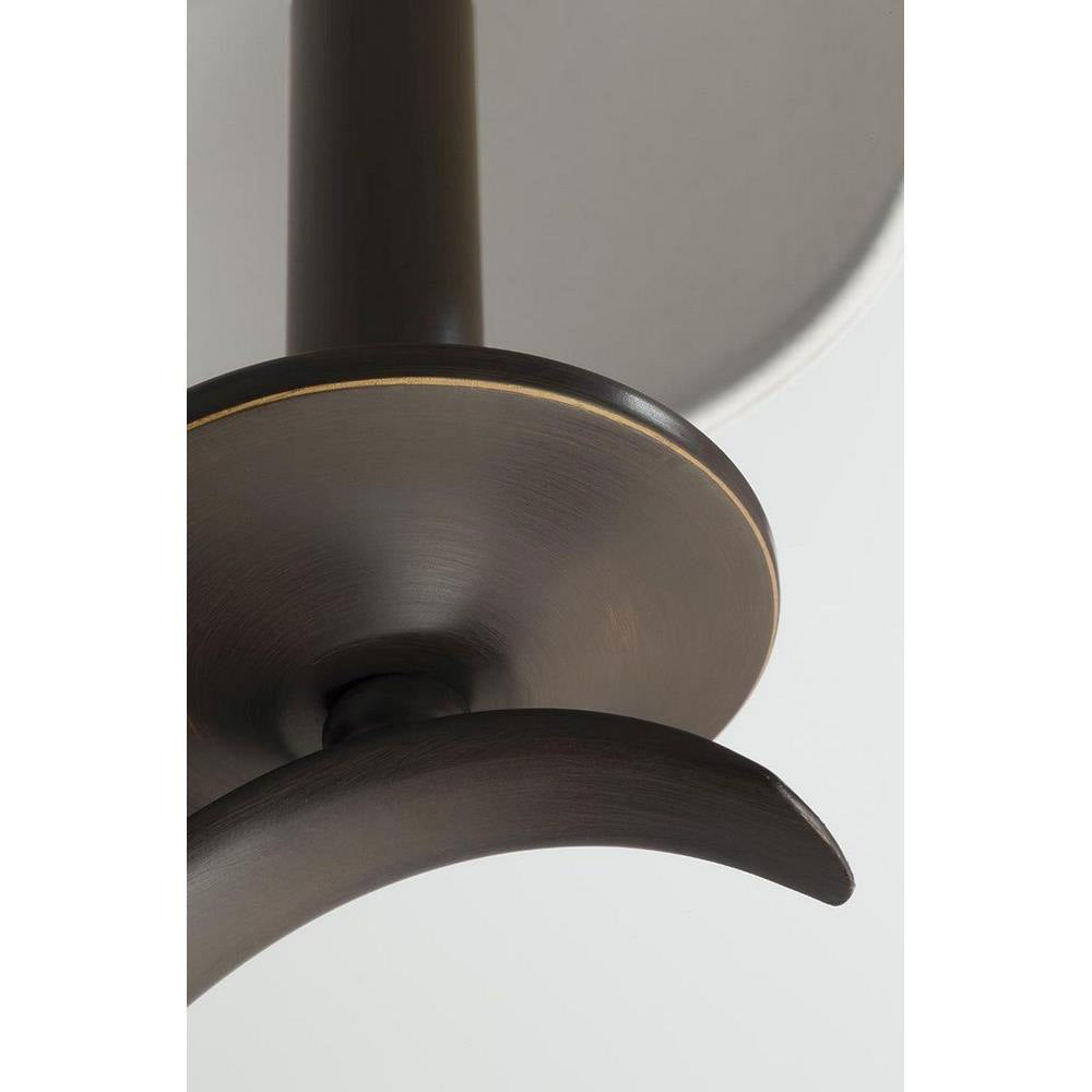 Vatnuvys candelabru din alamă, material textil și metal, tradițional, premium