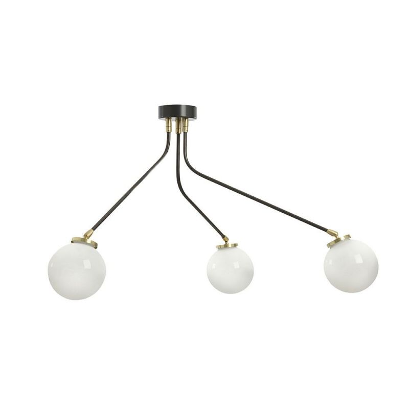 Vatnuvyo plafonieră modernă, minimalistă din sticlă din alamă din metal