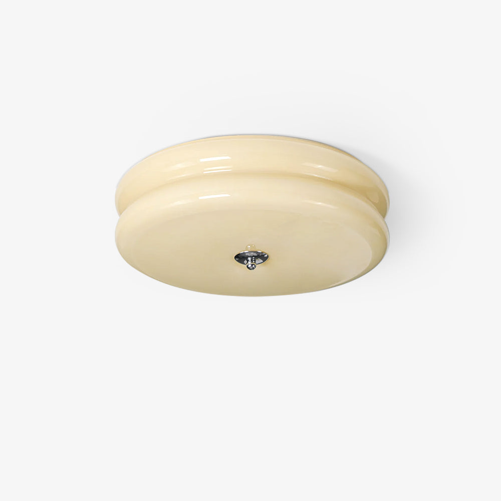 Eirinine plafonieră din sticlă, în stil Art Deco, vintage