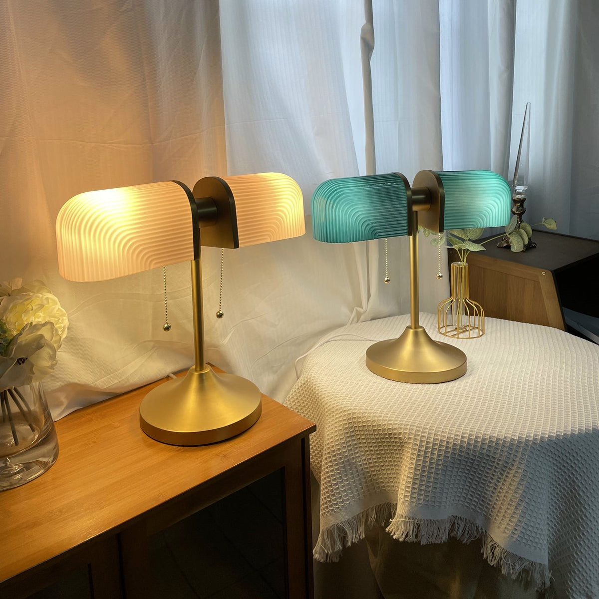 Gorven lampă de masă, industrială