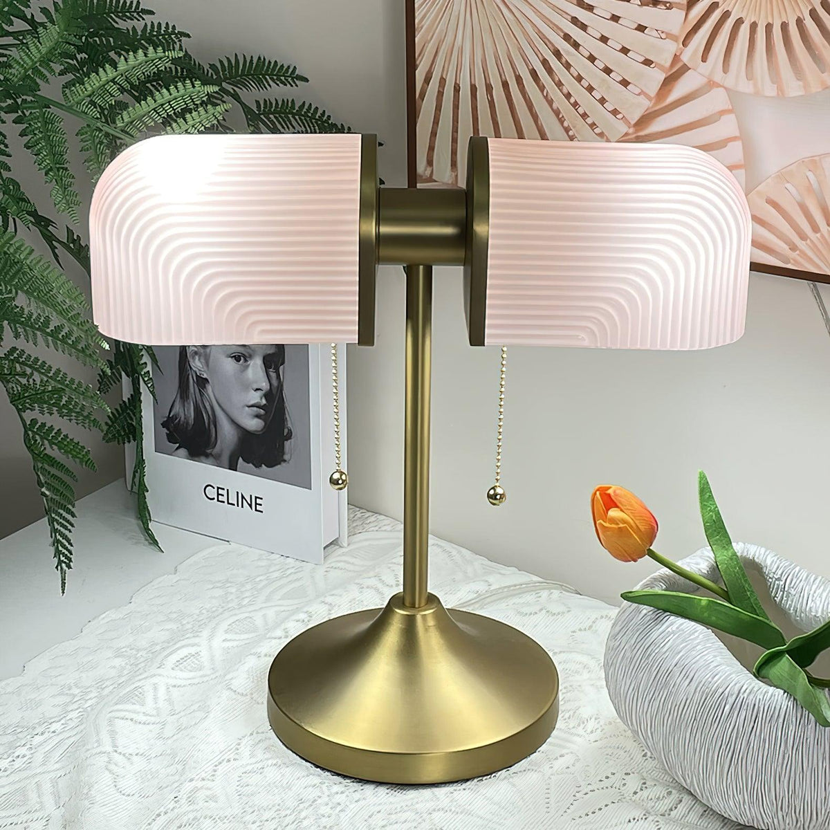 Gorven lampă de masă, industrială