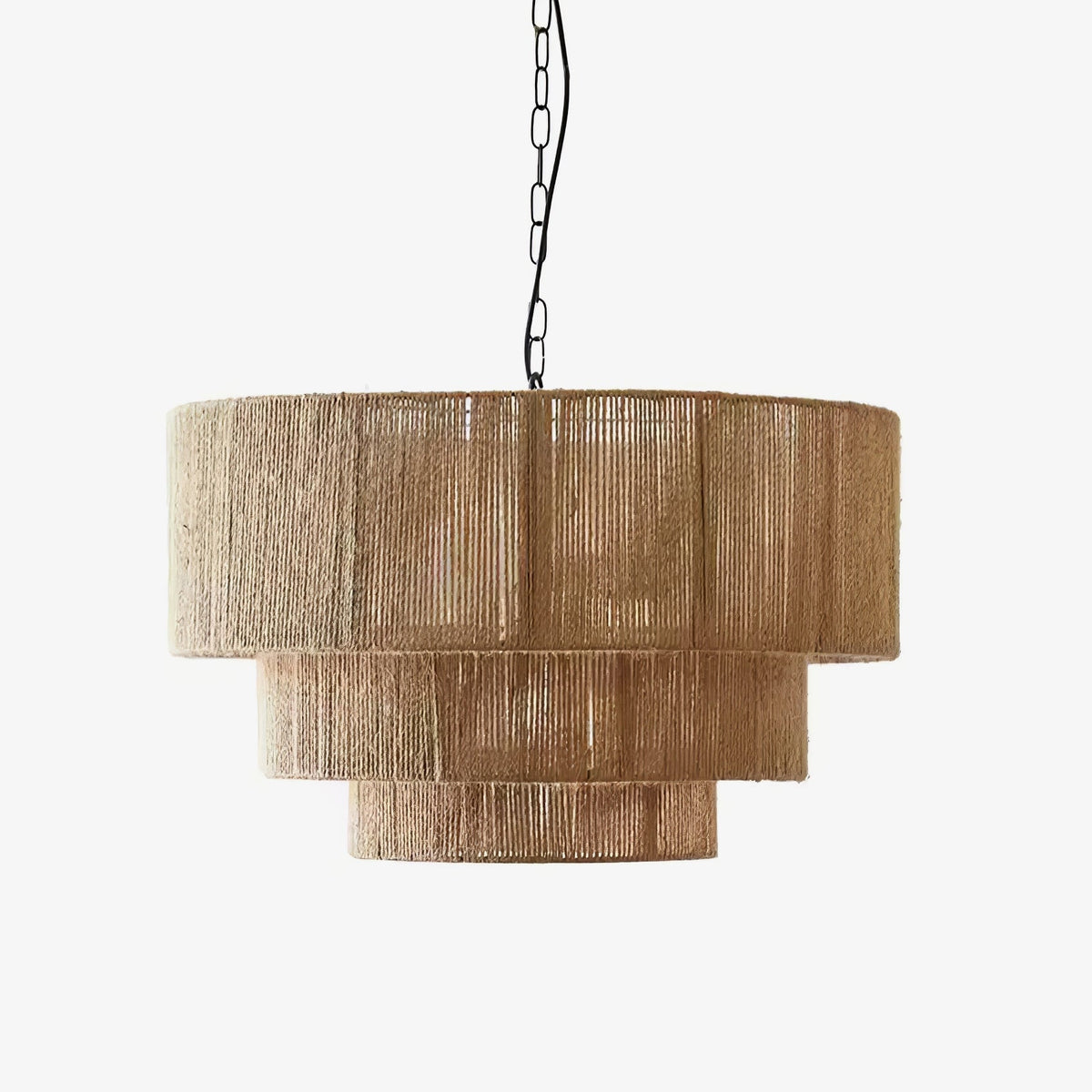 Cascade lampă suspendată din iută, rustică