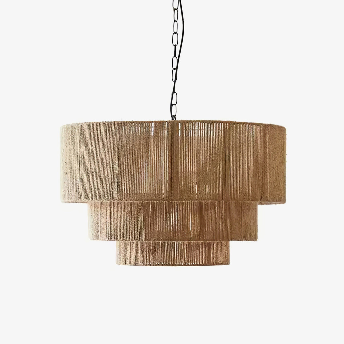 Cascade lampă suspendată din iută, rustică