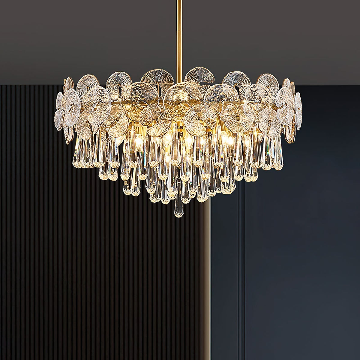 Caeluvyo candelabru din cristal, postmodern, de lux, elegant
