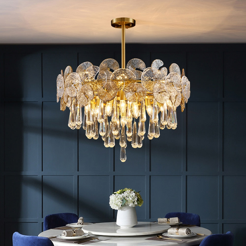 Caeluvyo candelabru din cristal, postmodern, de lux, elegant