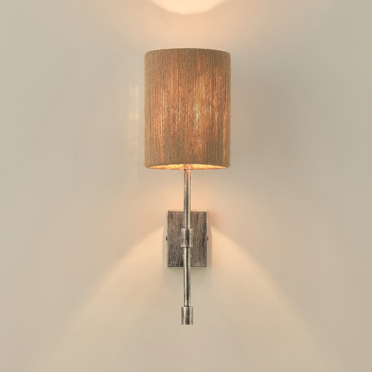 Eirikuvyo aplică de perete modernă, minimalistă din metal cu abajur textil