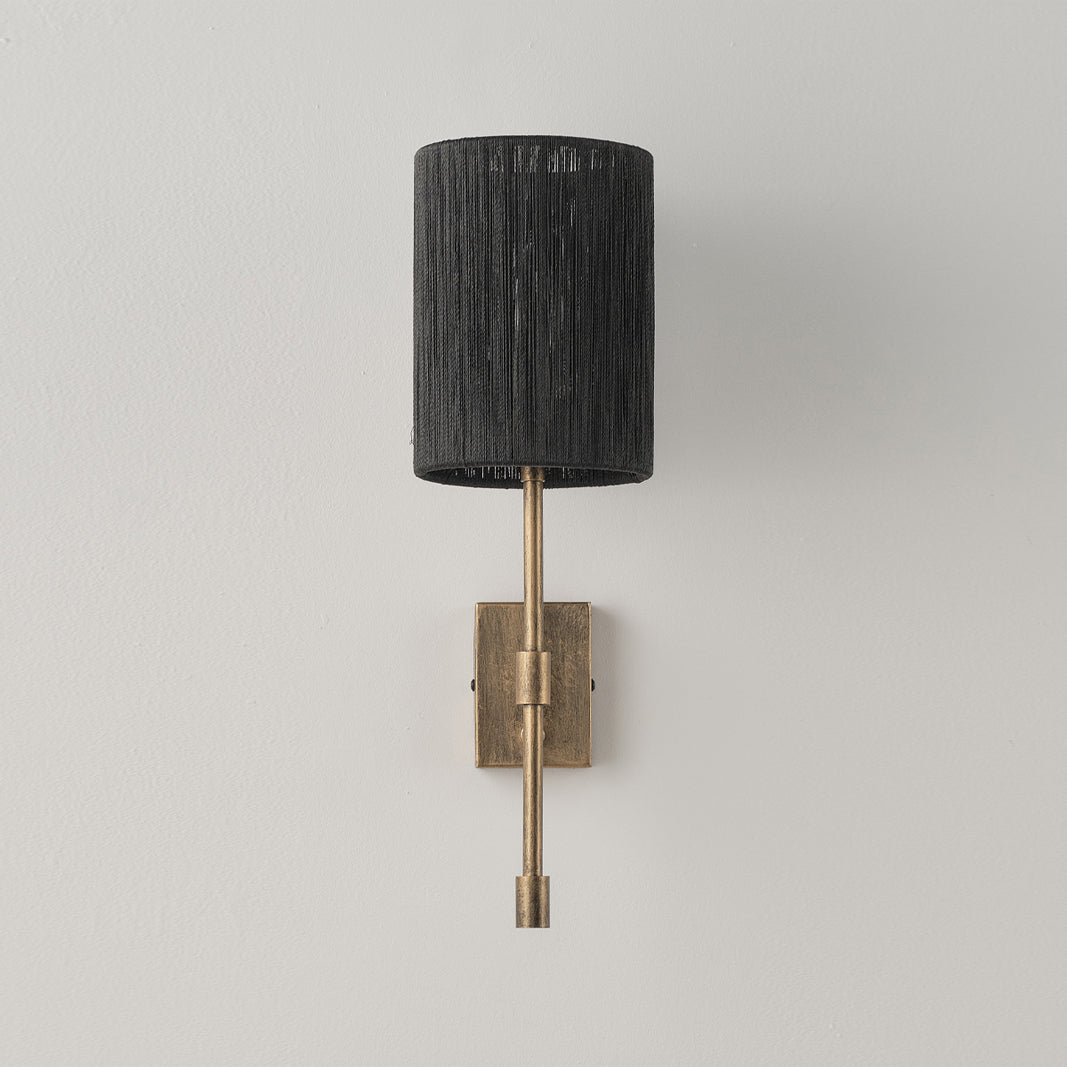 Eirikuvyo aplică de perete modernă, minimalistă din metal cu abajur textil