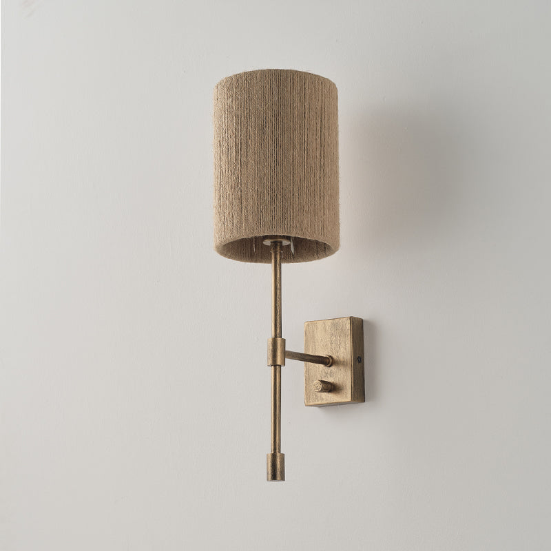 Eirikuvyo aplică de perete modernă, minimalistă din metal cu abajur textil