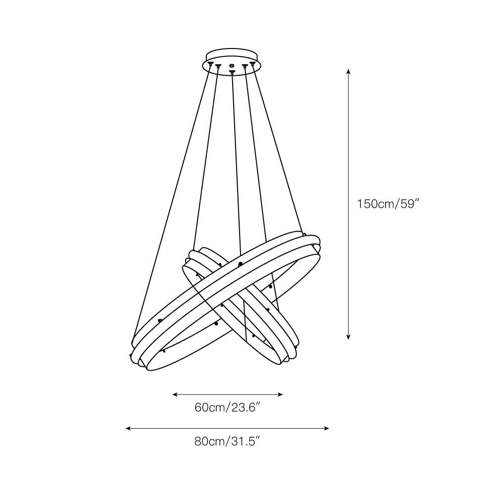 Himinuvyo candelabru, modern, minimalist, LED
