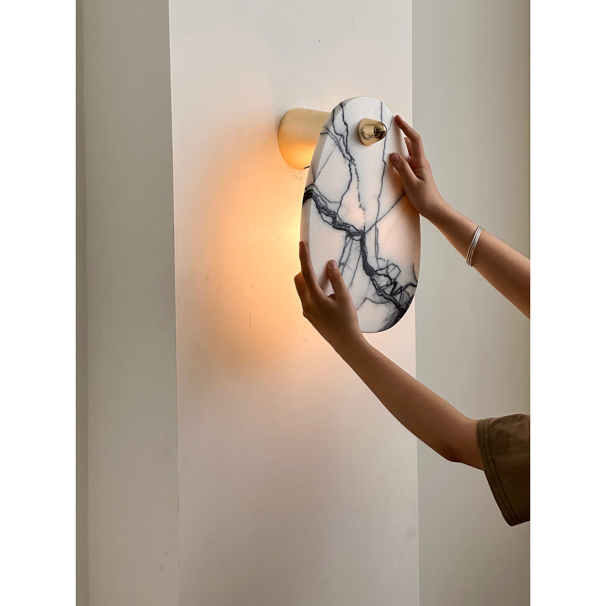 Norduvys aplică de perete modernă luxioasă din marmură