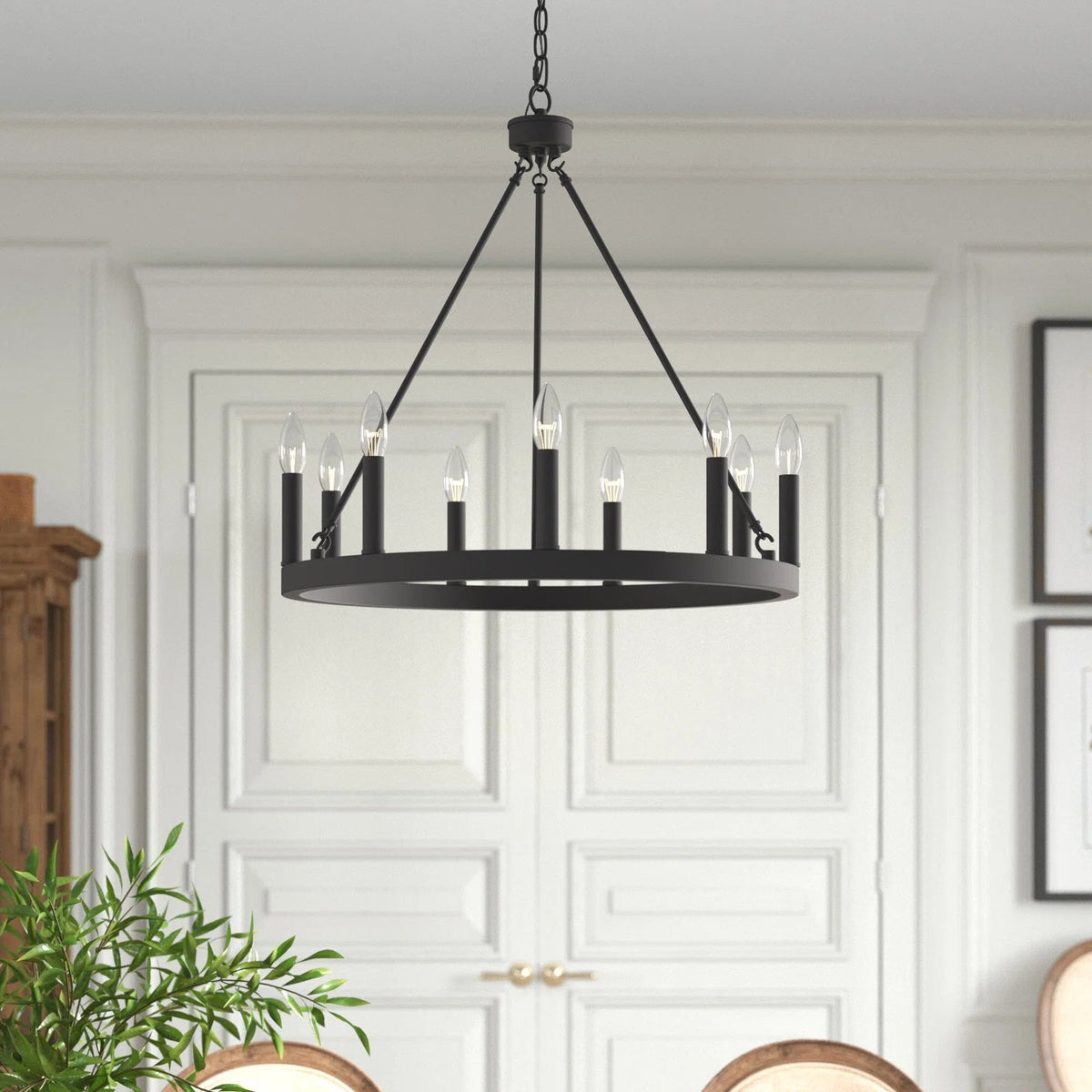 Mjolkuvyo candelabru modern, minimalist din metal