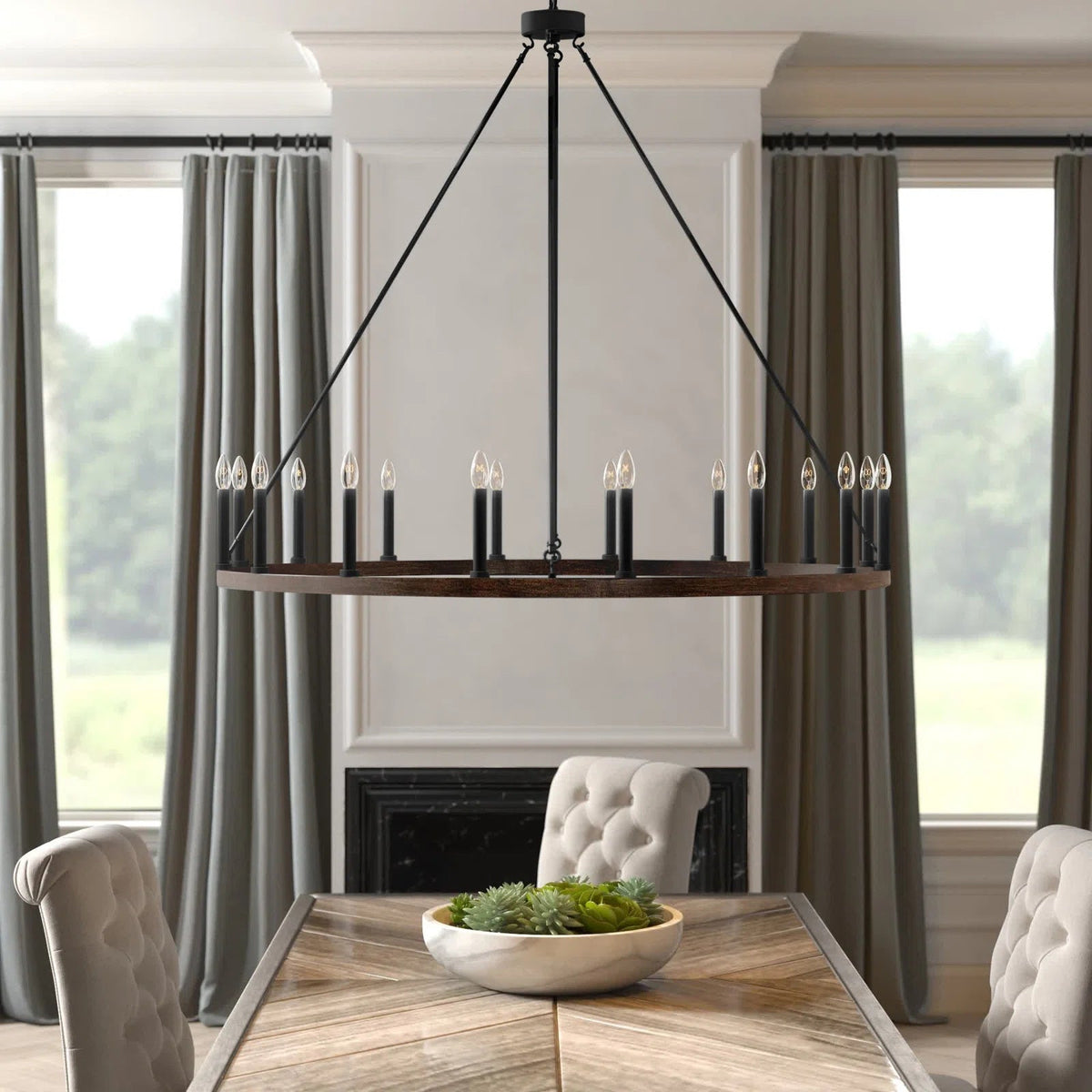 Mjolkuvyo candelabru modern, minimalist din metal