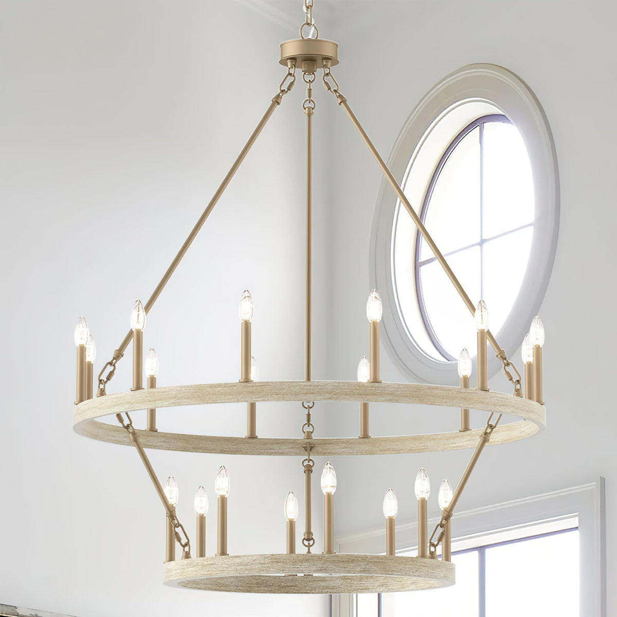 Mjolkuvyo candelabru modern, minimalist din metal