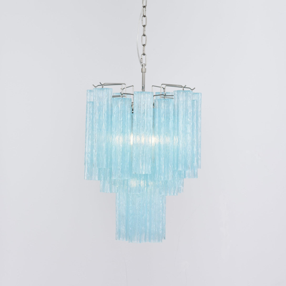 Celys candelabru Azzura Tuburi din sticlă Murano Coastă