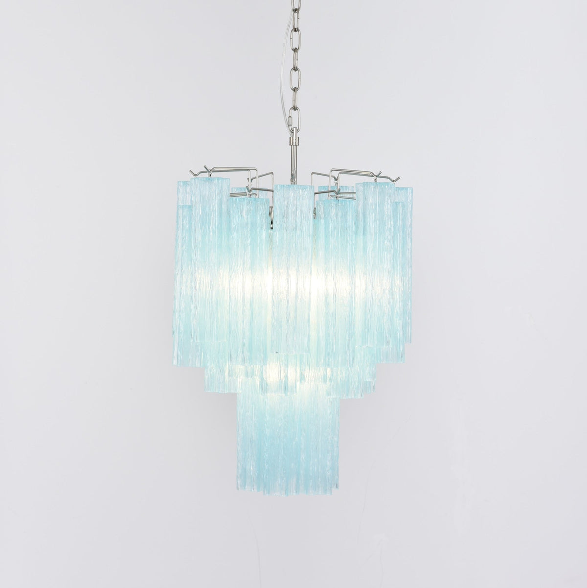 Celys candelabru Azzura Tuburi din sticlă Murano Coastă