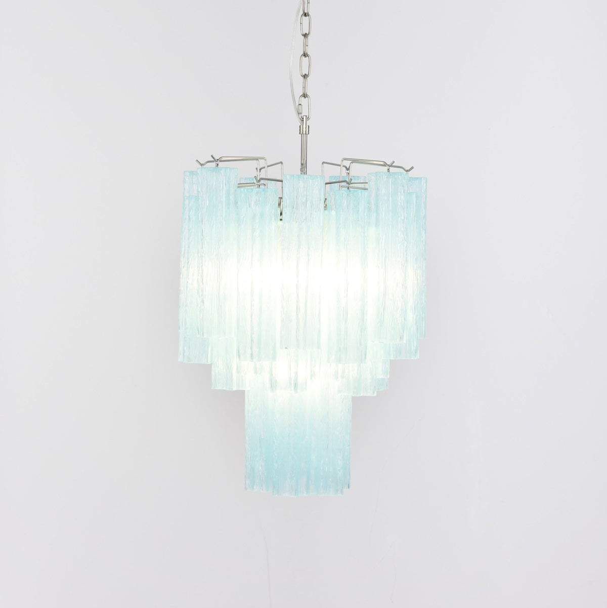 Celys candelabru Azzura Tuburi din sticlă Murano Coastă