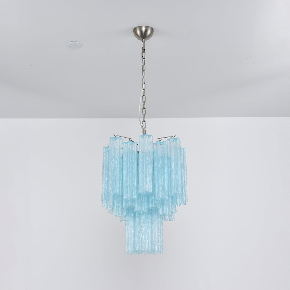 Celys candelabru Azzura Tuburi din sticlă Murano Coastă
