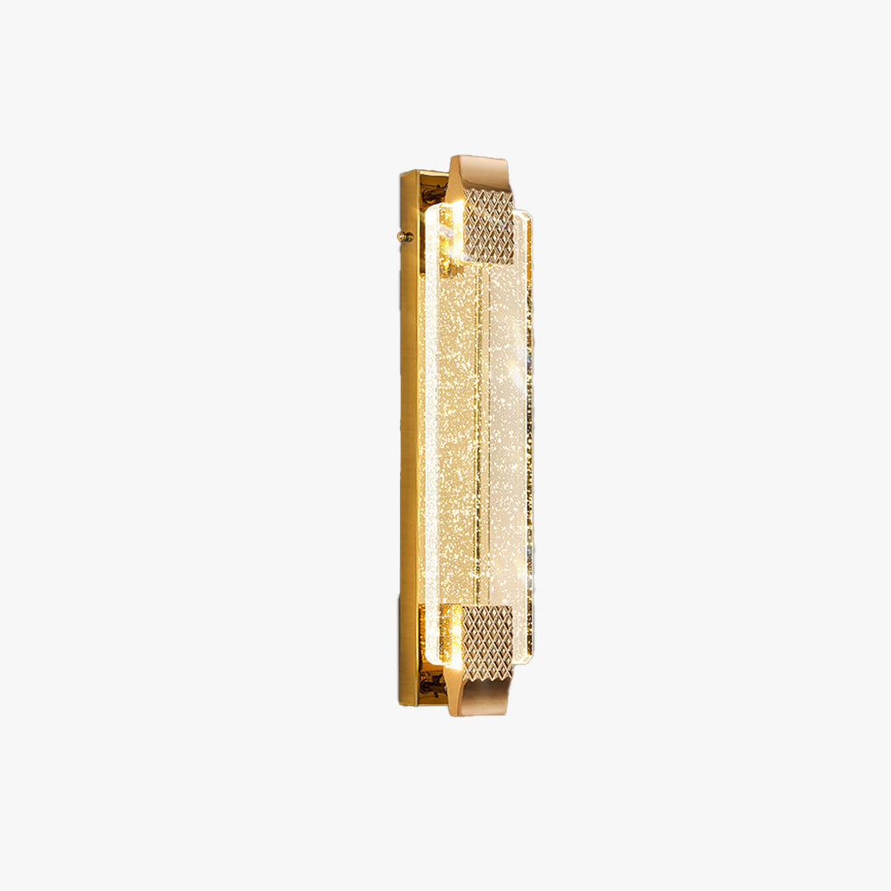 Arisha aplică de perete modernă din metal și sticlă pentru living sau sufragerie