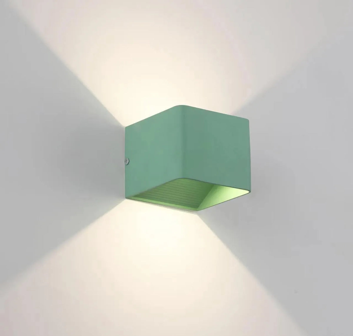 Aira aplică de perete pentru interior, pătrată, multicoloră