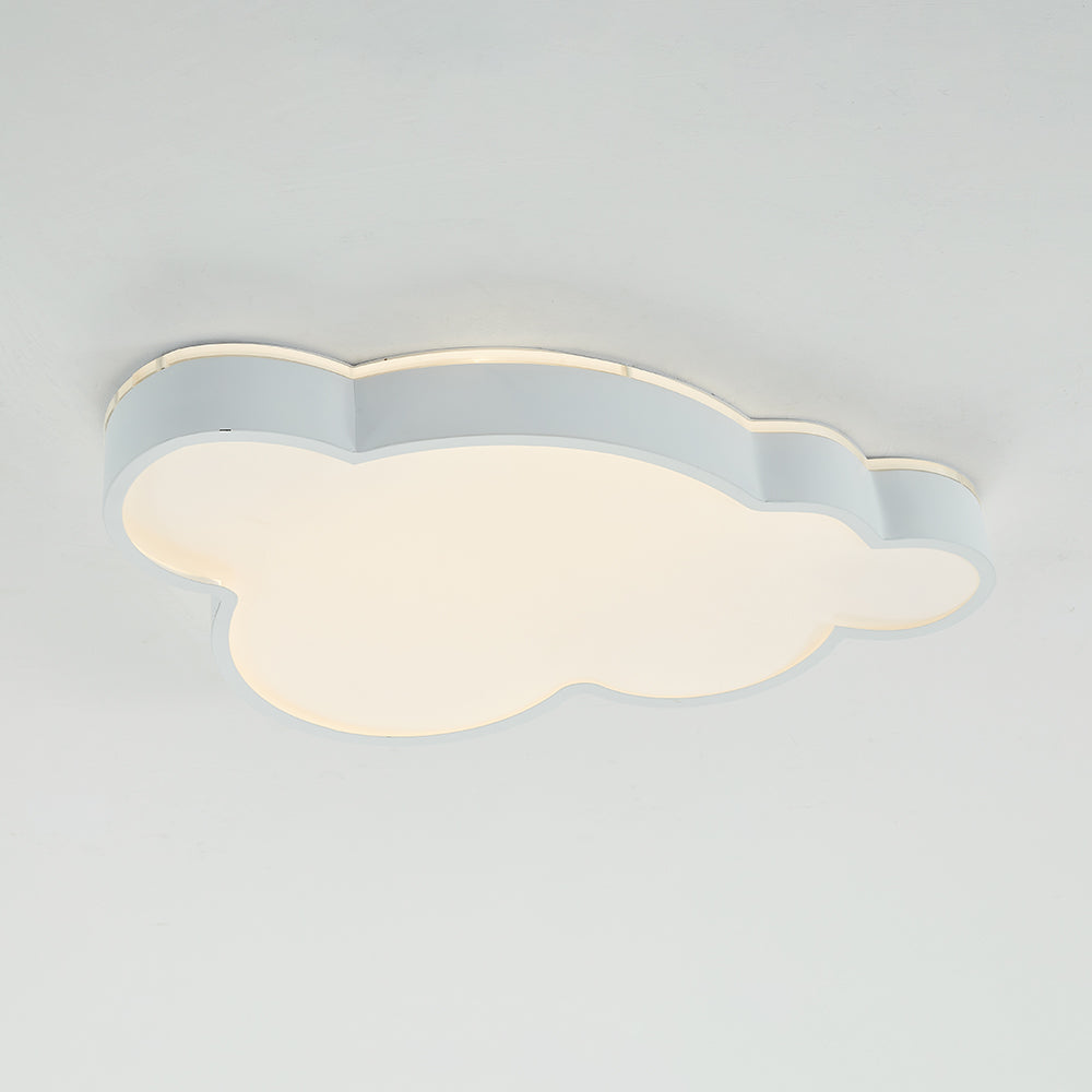 Arisha plafonieră aplicată albă din metal, modernă, în formă de nor
