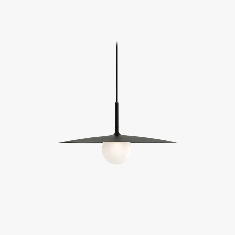 Arisha lampă suspendată modernă cu formă de bol din metal, negru/alb/Gri