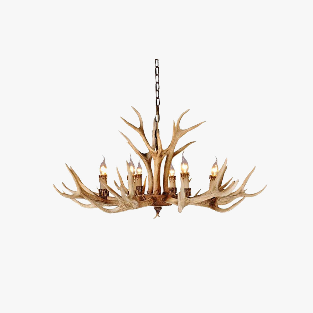 Epoch Retro Cornul de Cerb din Rășină candelabru living
