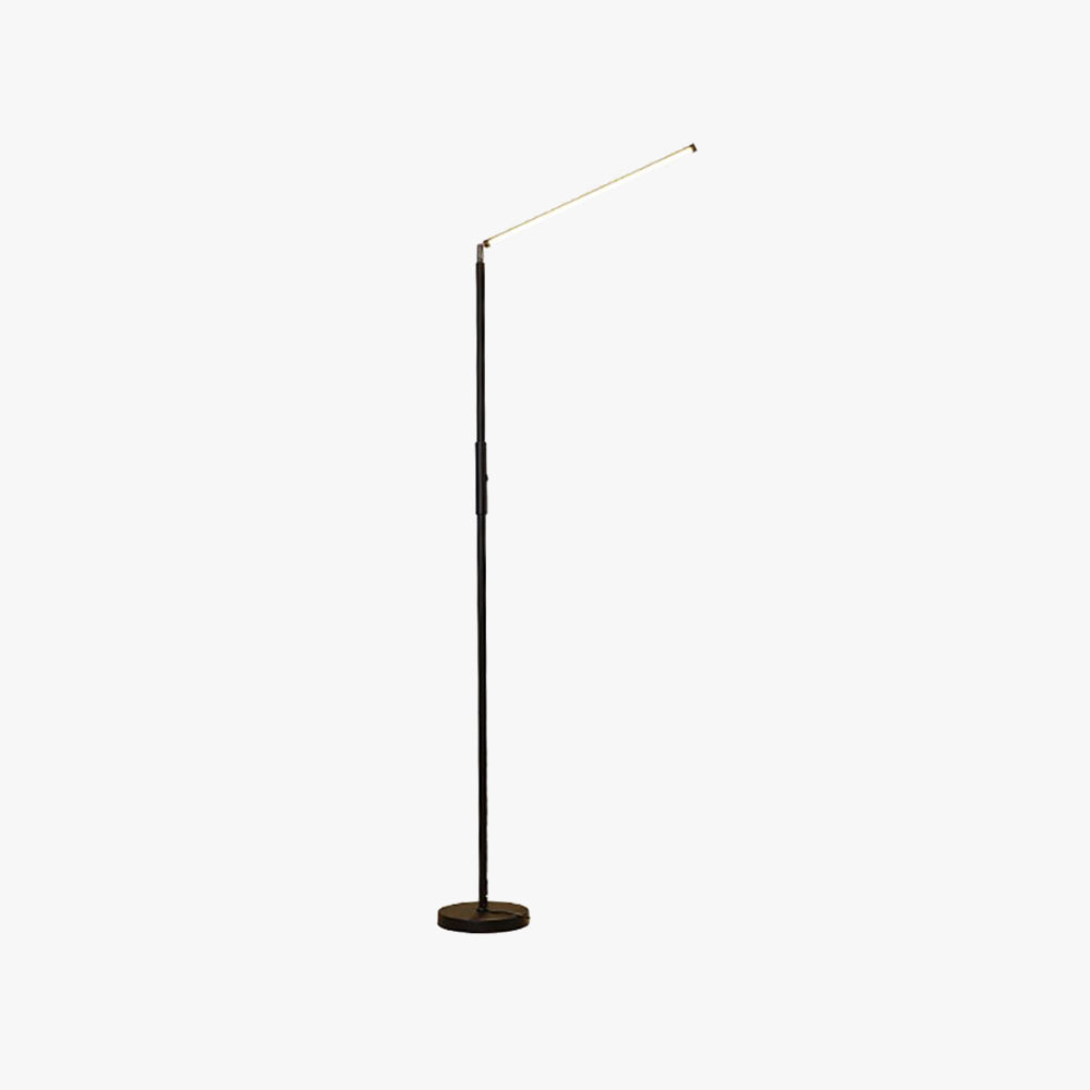 Edge lampadar liniar minimalist, metal, negru/alb