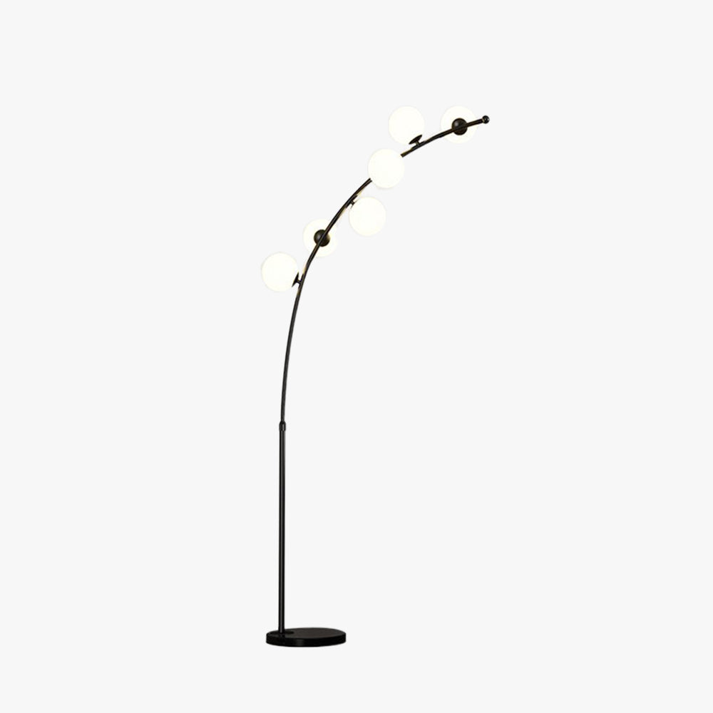 Valentina modern Arc Multi Head Bubble lampadar negru/Aur