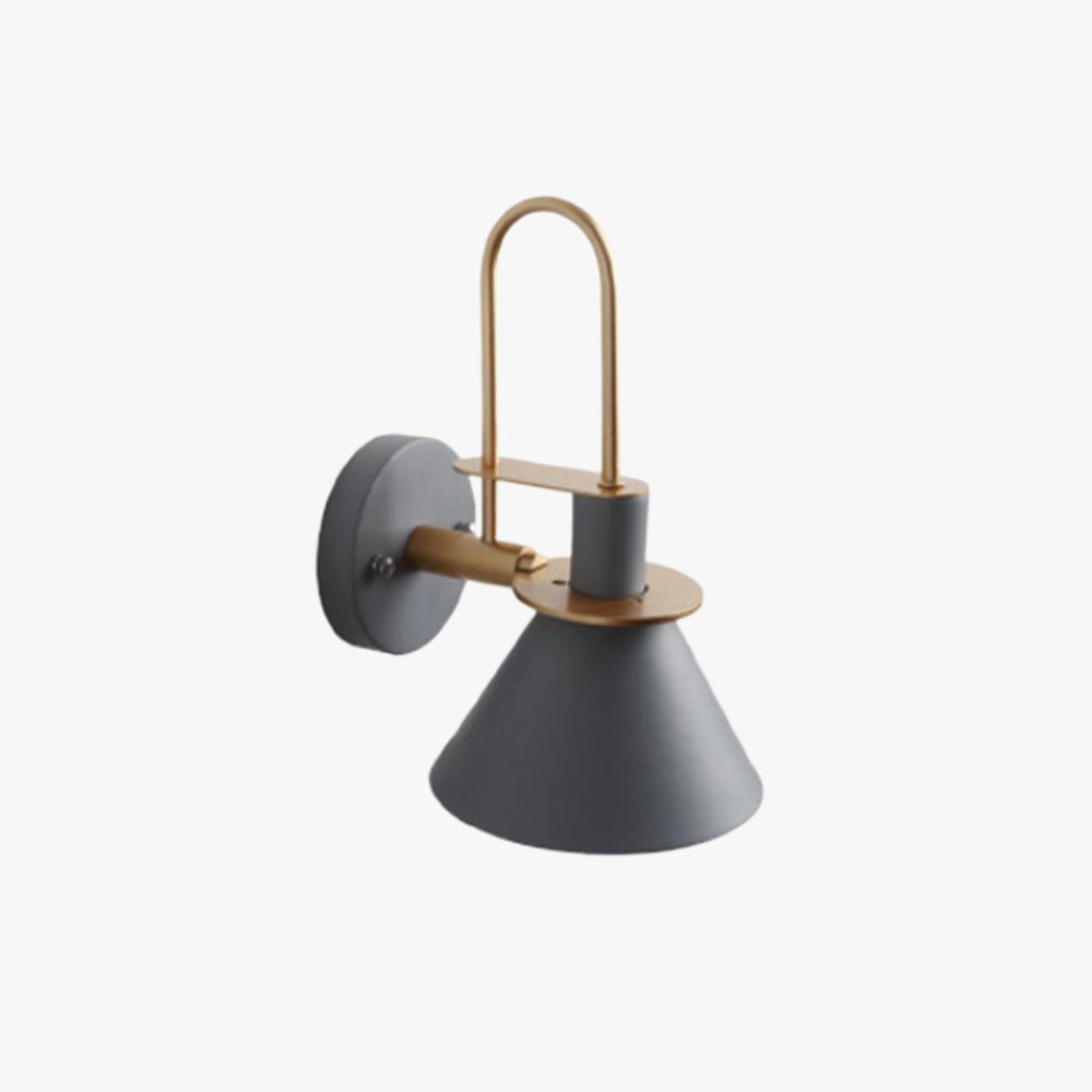 Valentina Vintage Horn formă metal aplică de perete pentru living/cameră de zi/baie, pentru dormitor