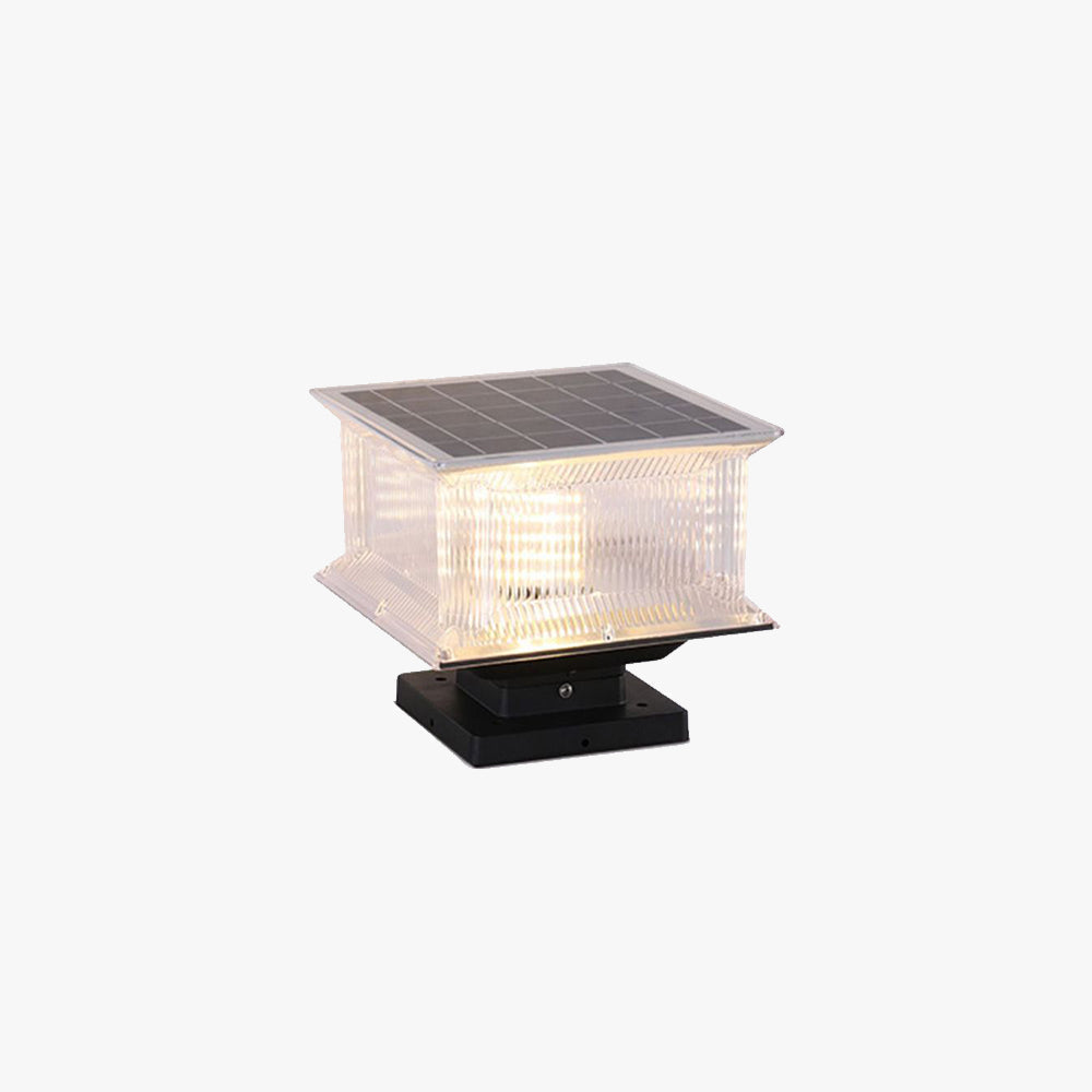 Ray corp de iluminat pentru exterior negru din metal, contemporan, LED, dreptunghiular
