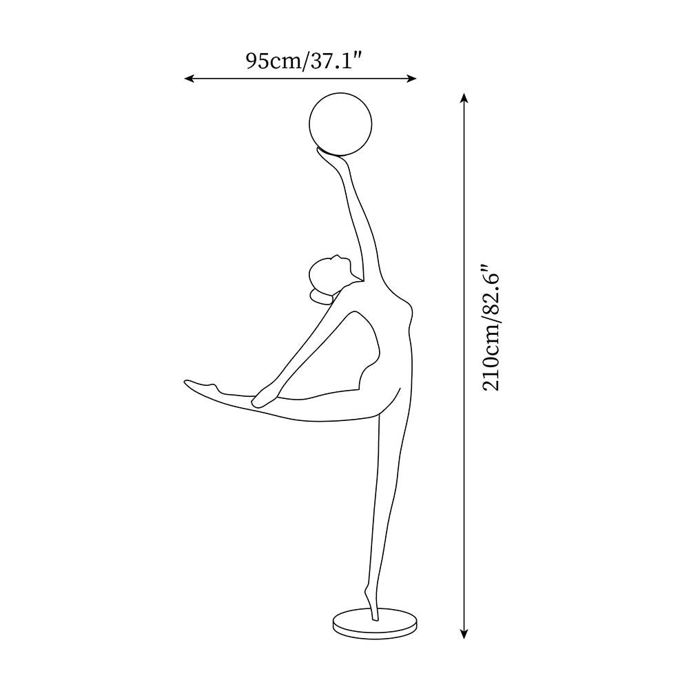 Ballerina lampadar