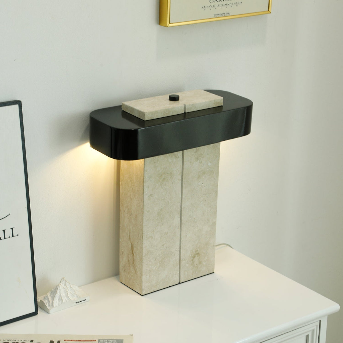 Abram lampă de masă modernă din marmură