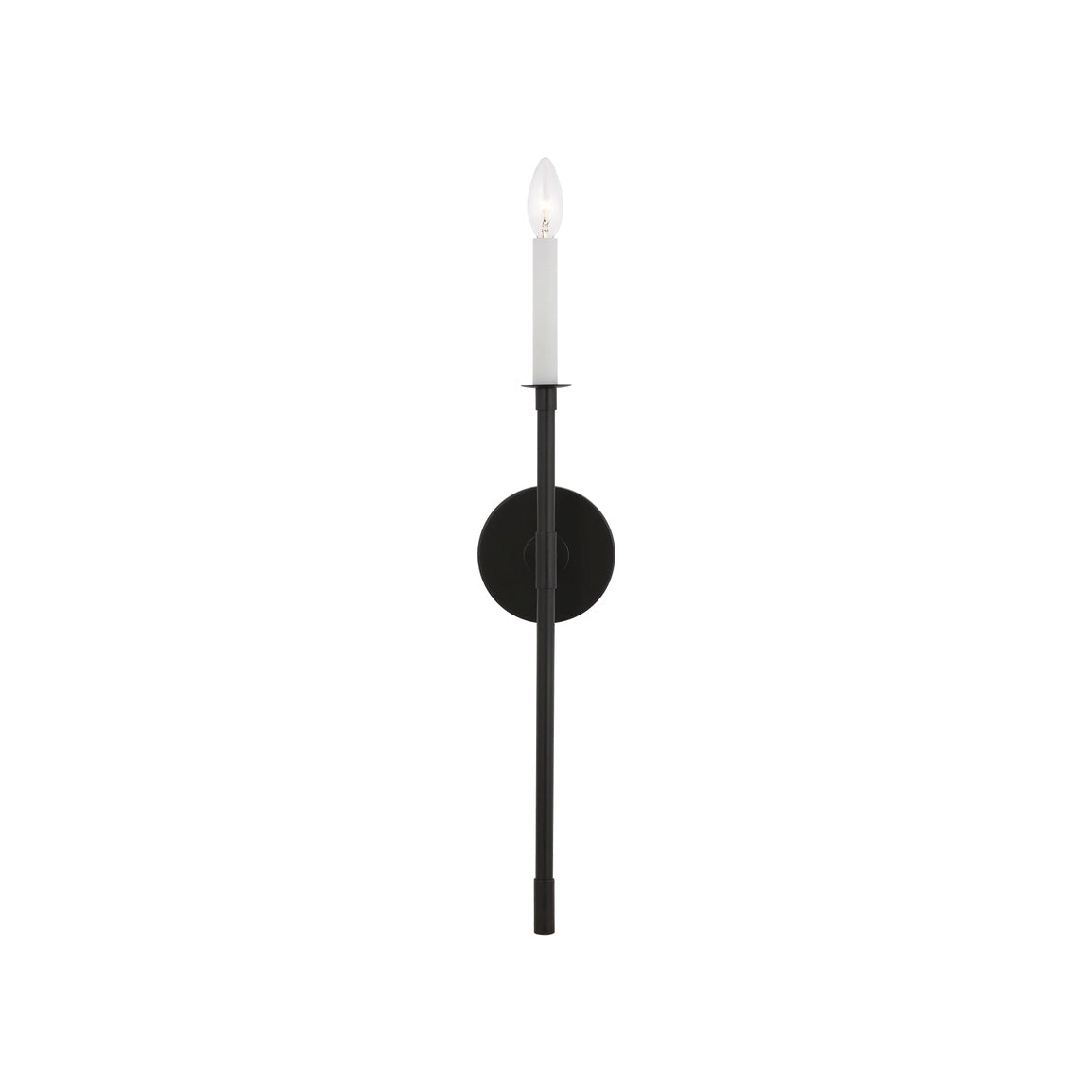 Alvuvyh aplică de perete neagră din metal, modernă, minimalistă