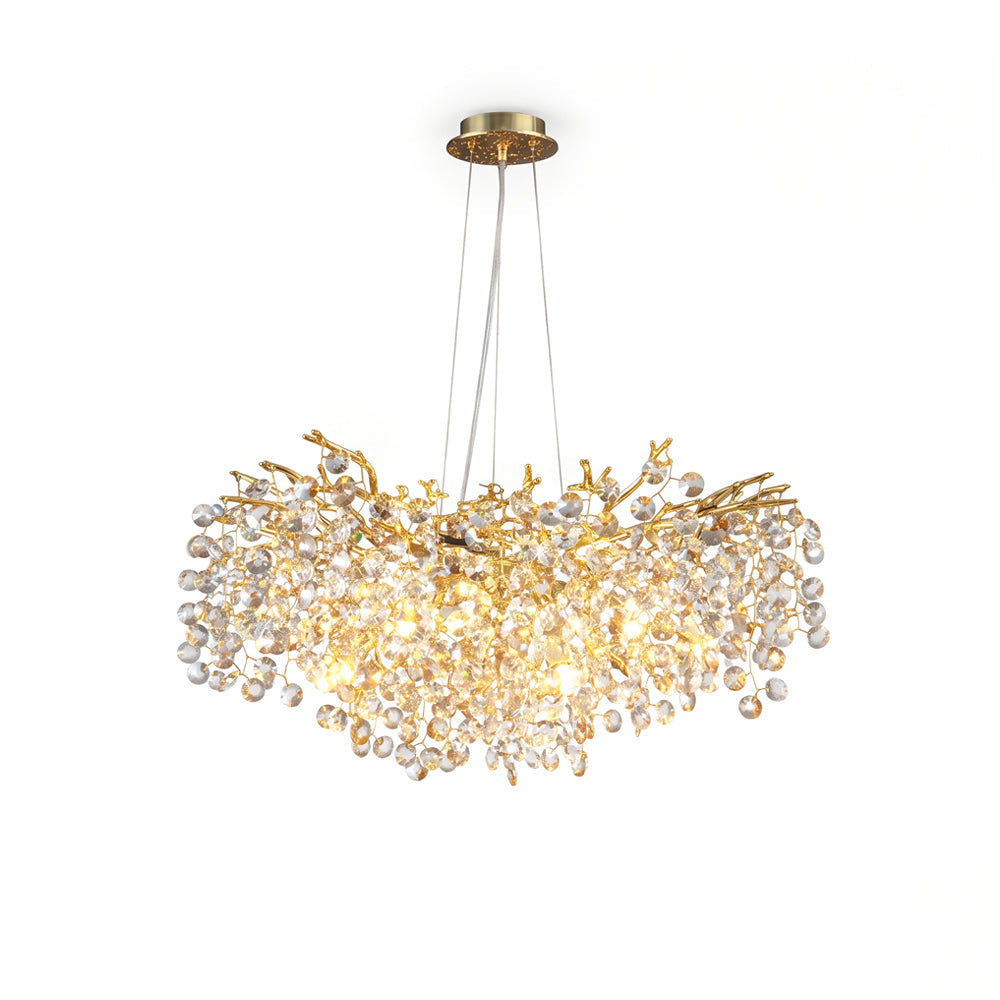 Loxhurst candelabru de cristal