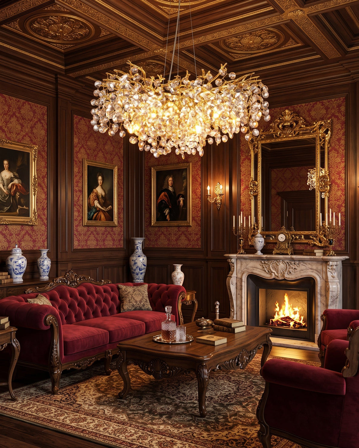 Loxhurst candelabru de cristal