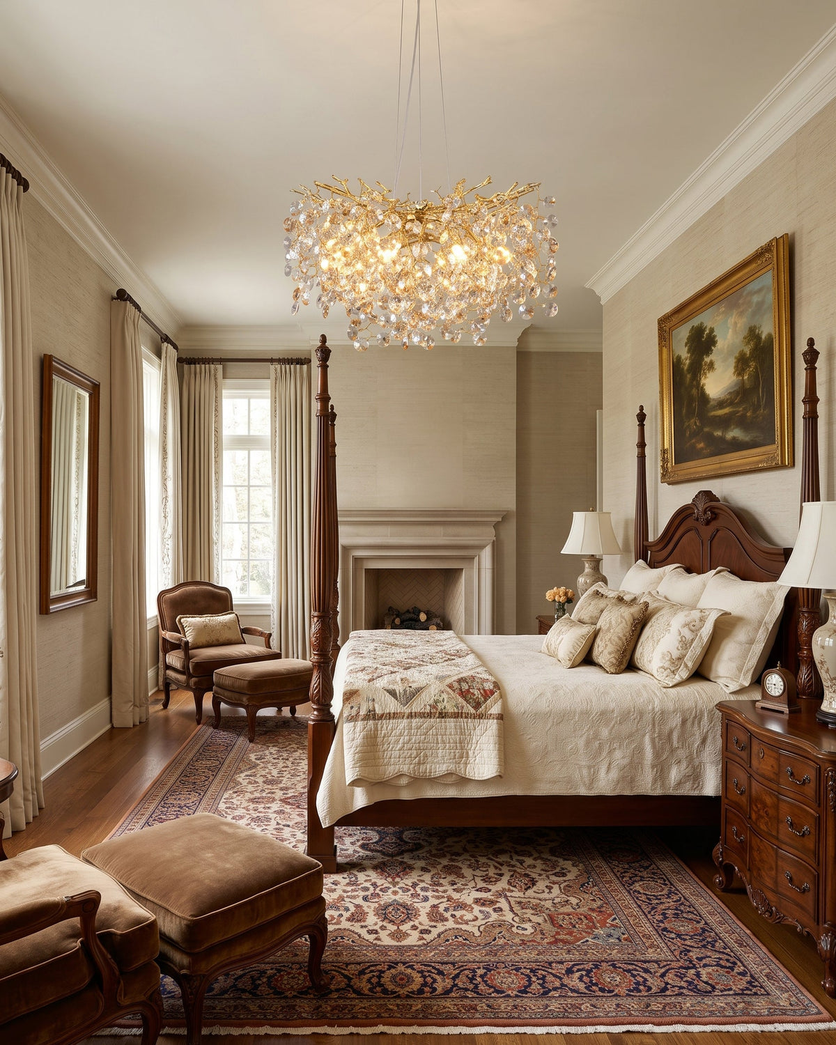 Loxhurst candelabru de cristal