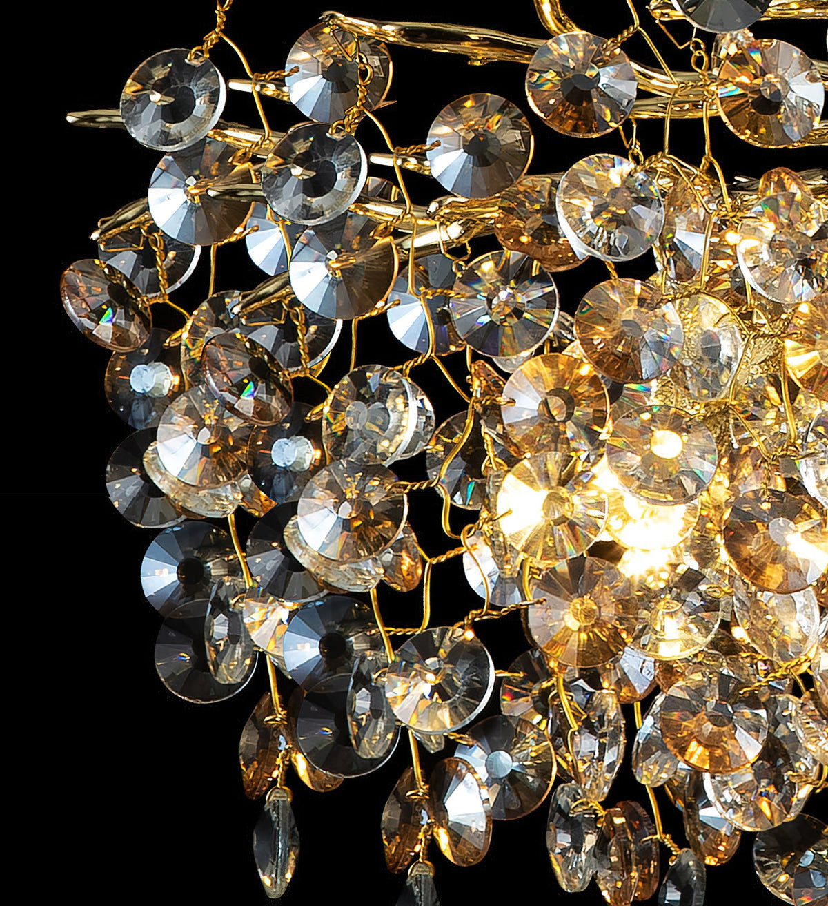 Loxhurst candelabru de cristal