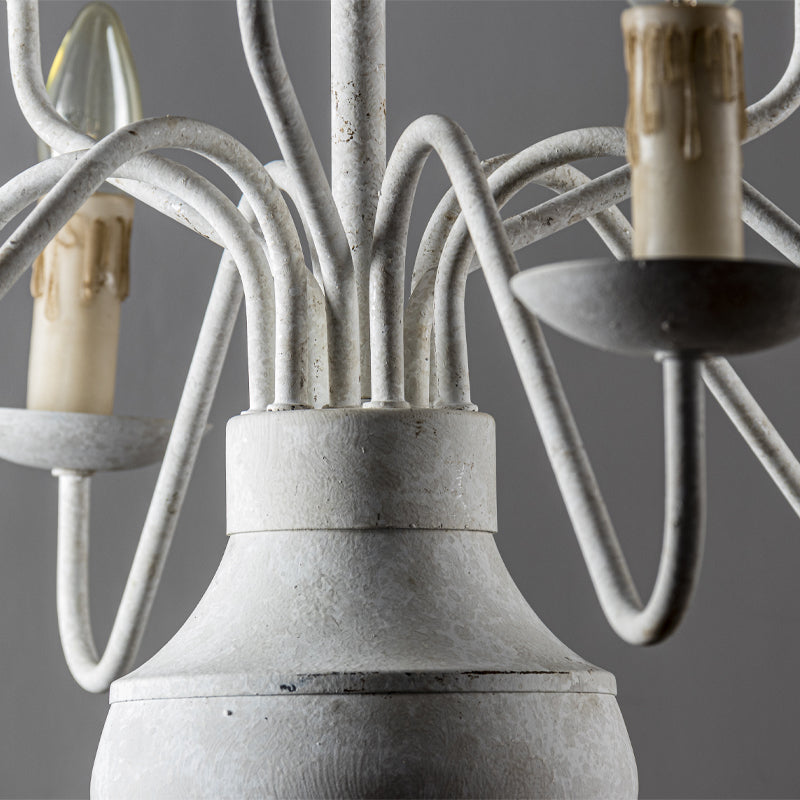 Blikuvyu candelabru din alamă și metal, vintage, industrial