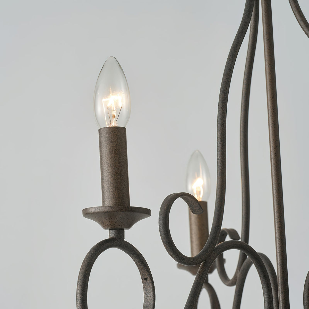 Dvaluvyu candelabru din metal, vintage, industrial
