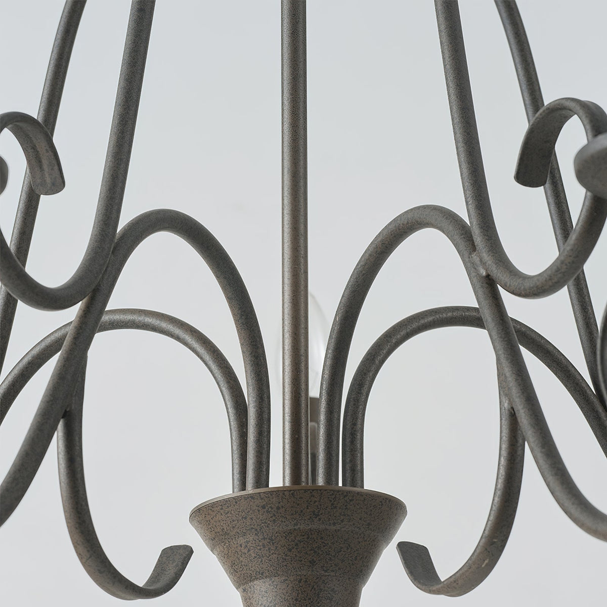 Dvaluvyu candelabru din metal, vintage, industrial
